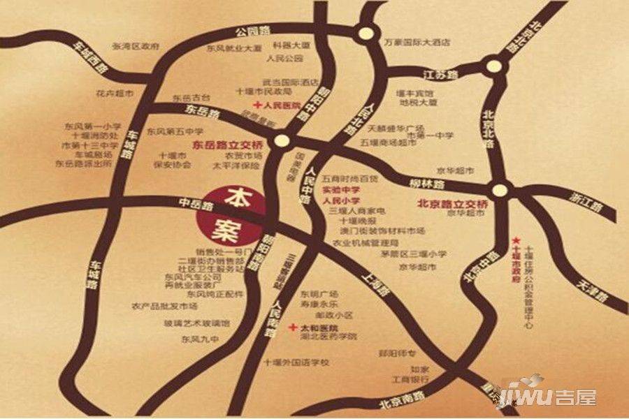 唐城中岳汇位置交通图2