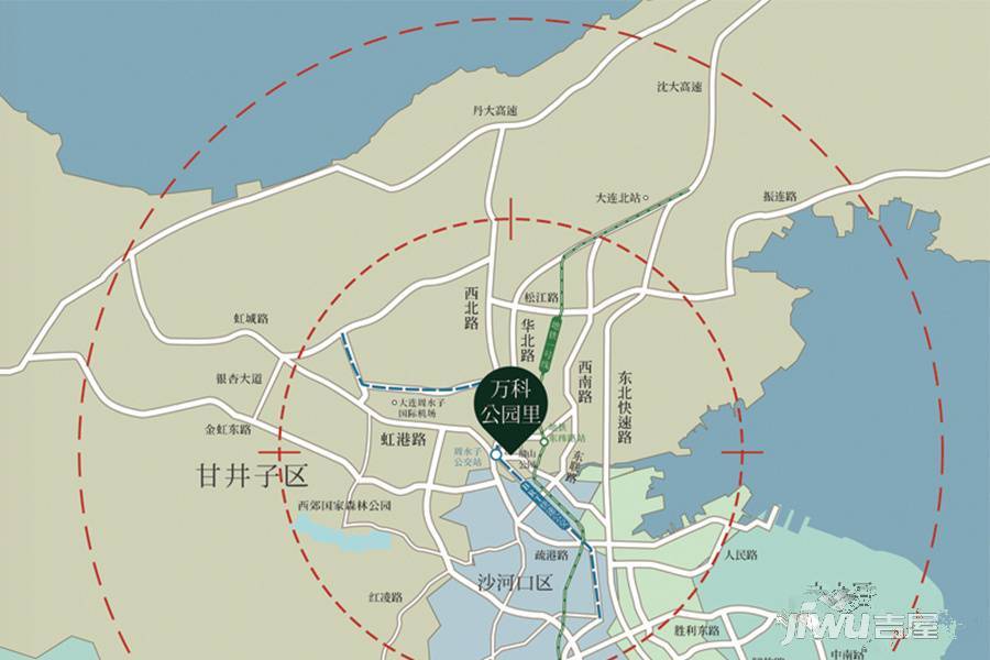 万科公园里位置交通图图片