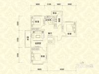 华太财富广场3室2厅1卫99㎡户型图