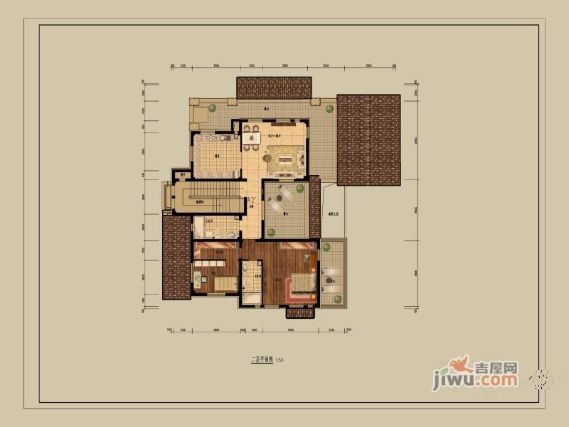 俄罗斯小镇6室6厅5卫353.1㎡户型图