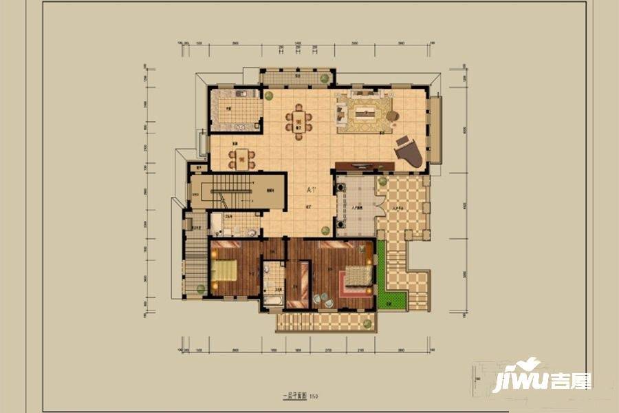 俄罗斯小镇6室6厅5卫353.1㎡户型图