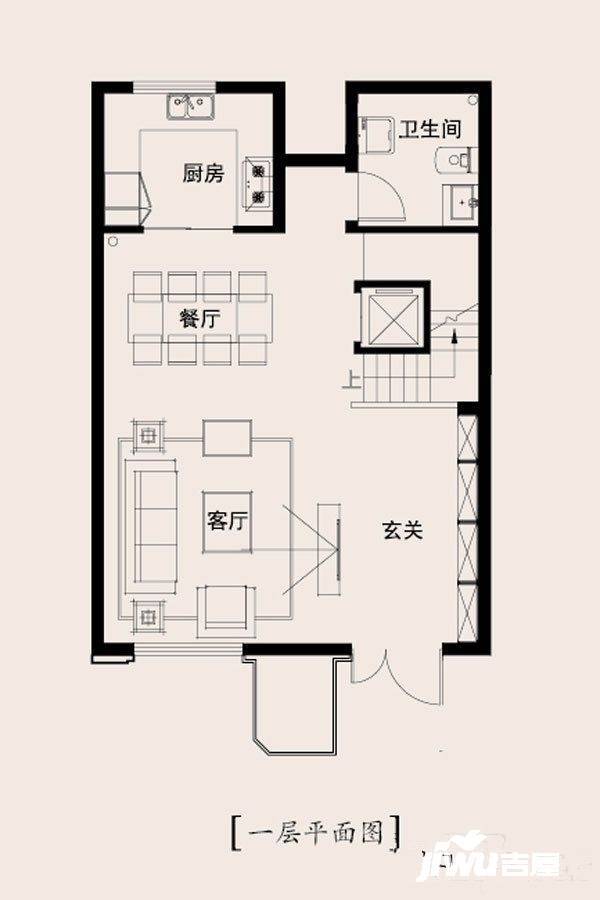 金地保利墅苑风华4室3厅3卫147㎡户型图