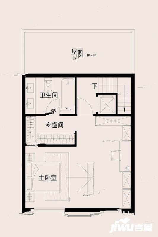 金地保利墅苑风华4室3厅3卫147㎡户型图