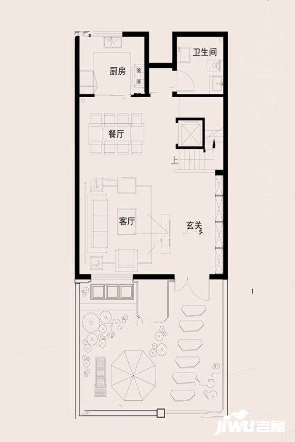 金地保利墅苑风华4室3厅3卫147㎡户型图