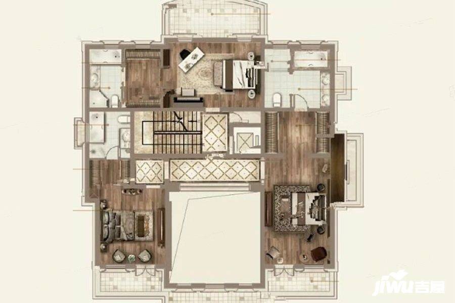 保利天禧7室4厅7卫409㎡户型图