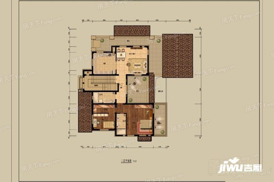 俄罗斯小镇6室6厅5卫353.1㎡户型图