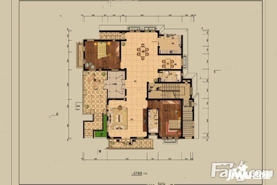 俄罗斯小镇6室6厅5卫368.6㎡户型图