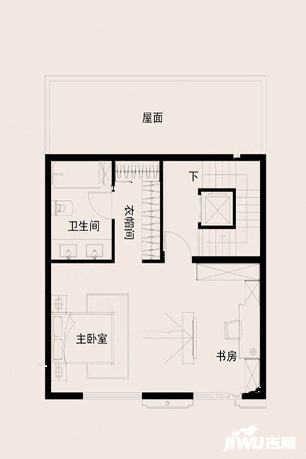 金地保利墅苑风华4室3厅3卫165㎡户型图