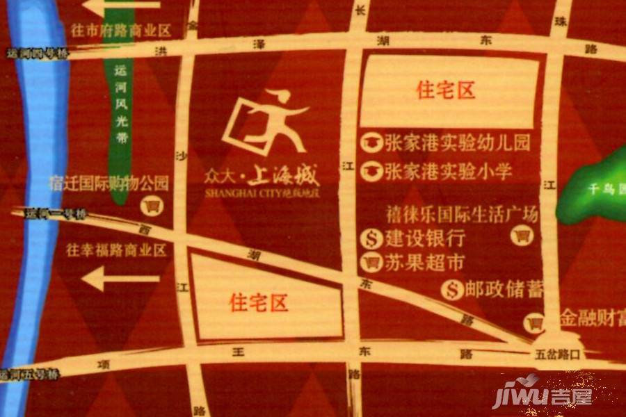 众大上海城位置交通图图片