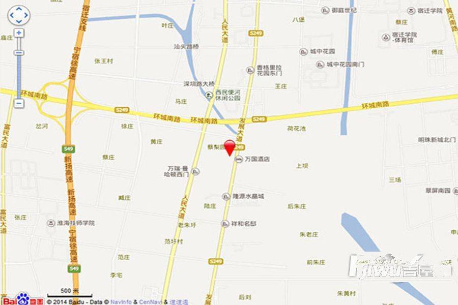 新上海大世界位置交通图1