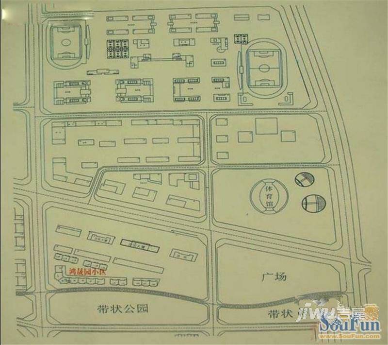 鸿晟园位置交通图图片