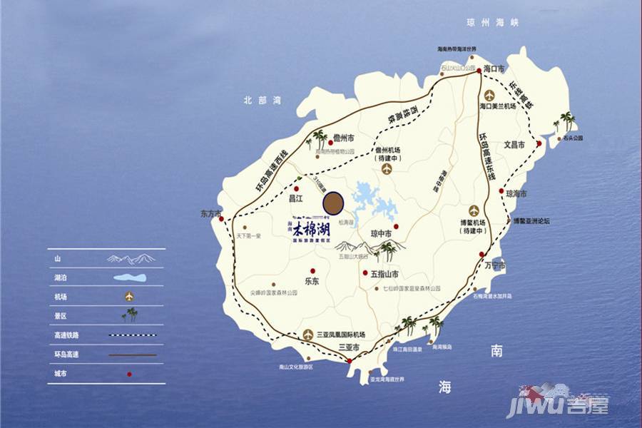 希望木棉湖山海湖国际养生度假区位置交通图