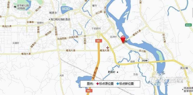 和贵滨江中心位置交通图图片