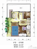 七仙湖畔3室3厅3卫120.3㎡户型图