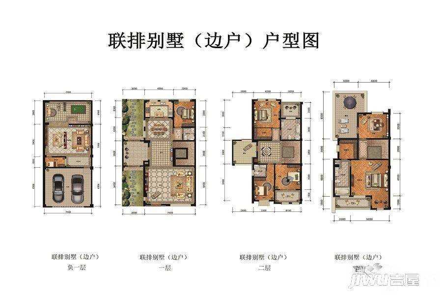 鹊山6室5厅4卫450㎡户型图