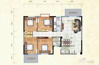 亿龙福星城4室2厅2卫138㎡户型图