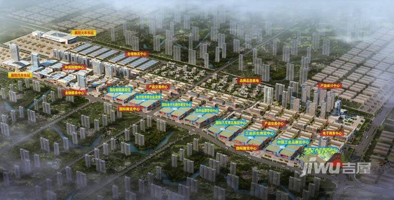 襄阳五洲国际工业博览城效果图1