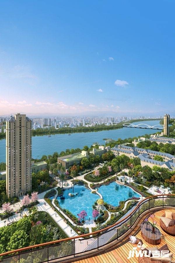 滨江未来城实景图图片