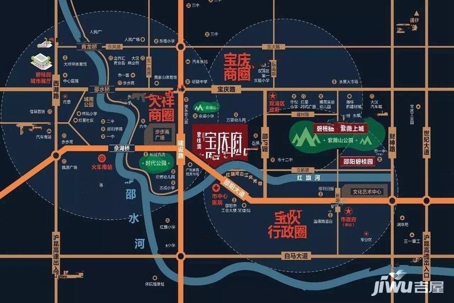 碧桂园宝庆府位置交通图