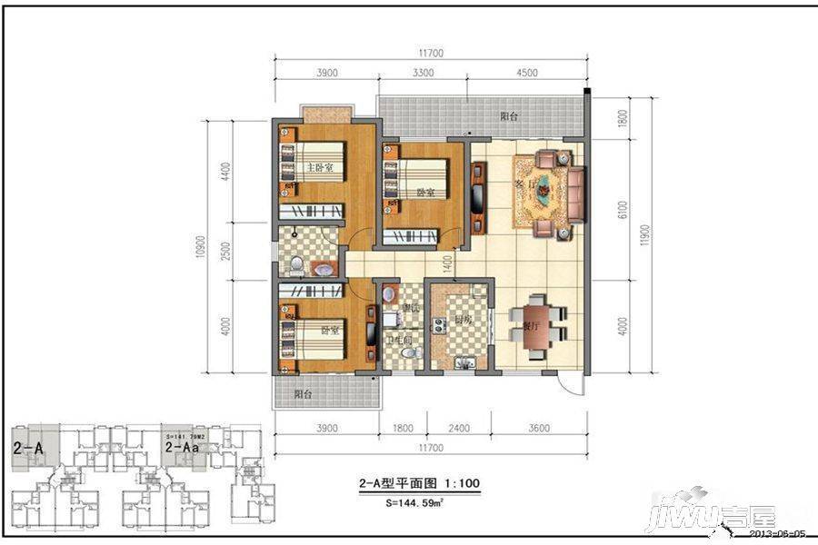 芙蓉珑庭小区户型图