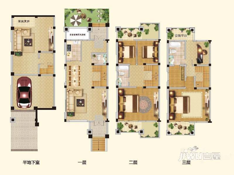 盛世兰亭5室2厅3卫299.3㎡户型图