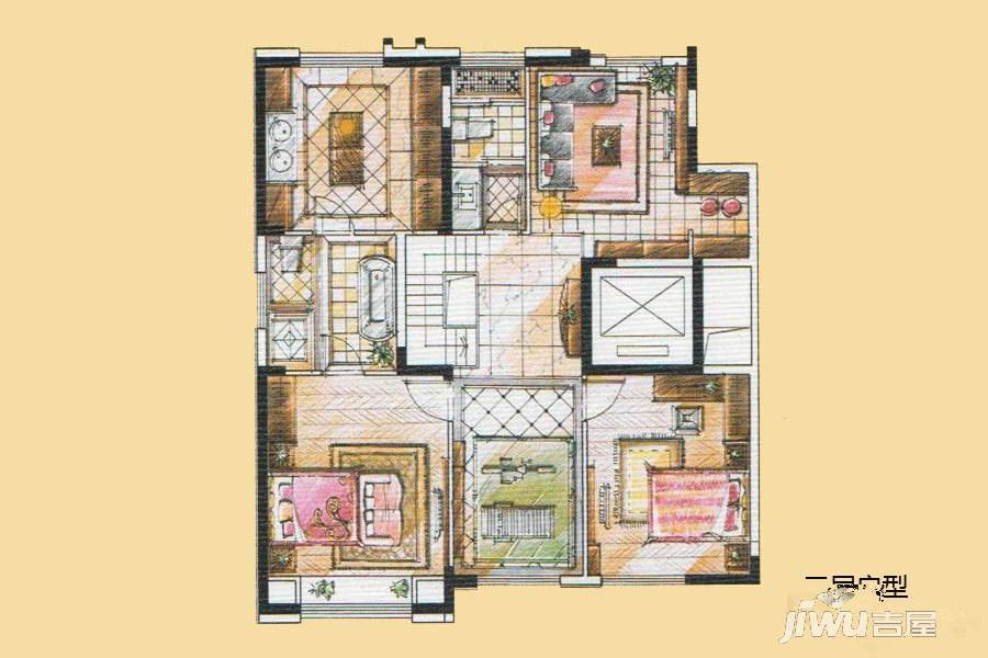 长江国际·朗庭4室2厅2卫257.8㎡户型图