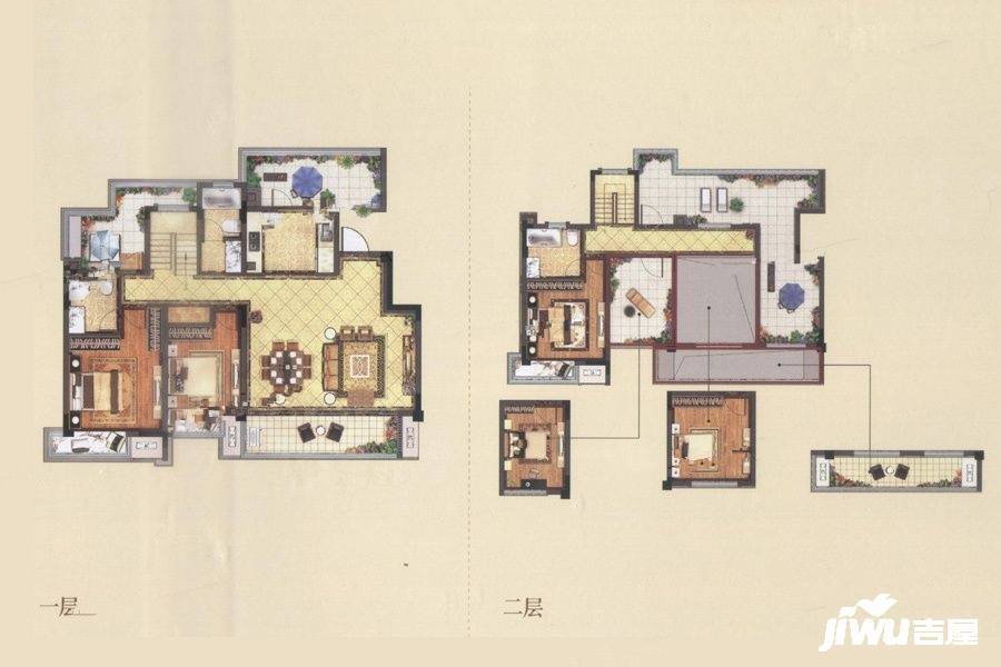 融侨悦府5室3厅3卫157㎡户型图