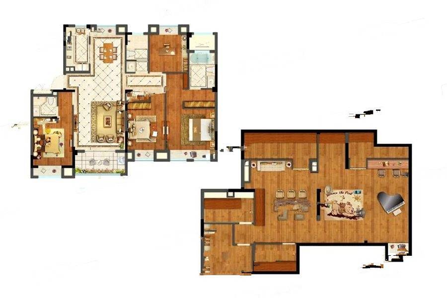 融创运河壹号府4室2厅0卫141㎡户型图