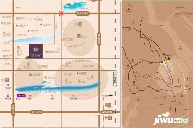 新舟新沪紫郡位置交通图图片