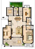 通许壹号公馆4室2厅2卫129㎡户型图