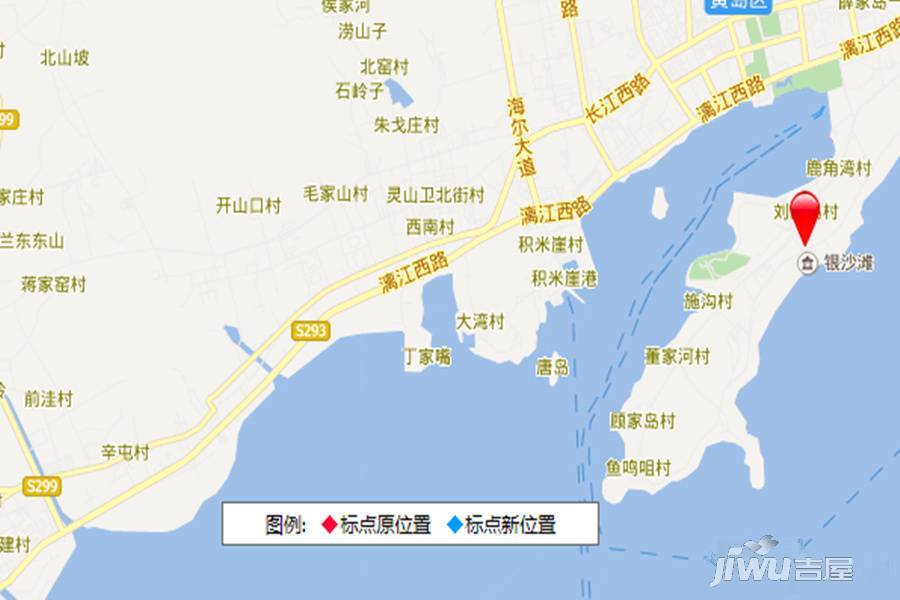 海信银沙滩位置交通图图片