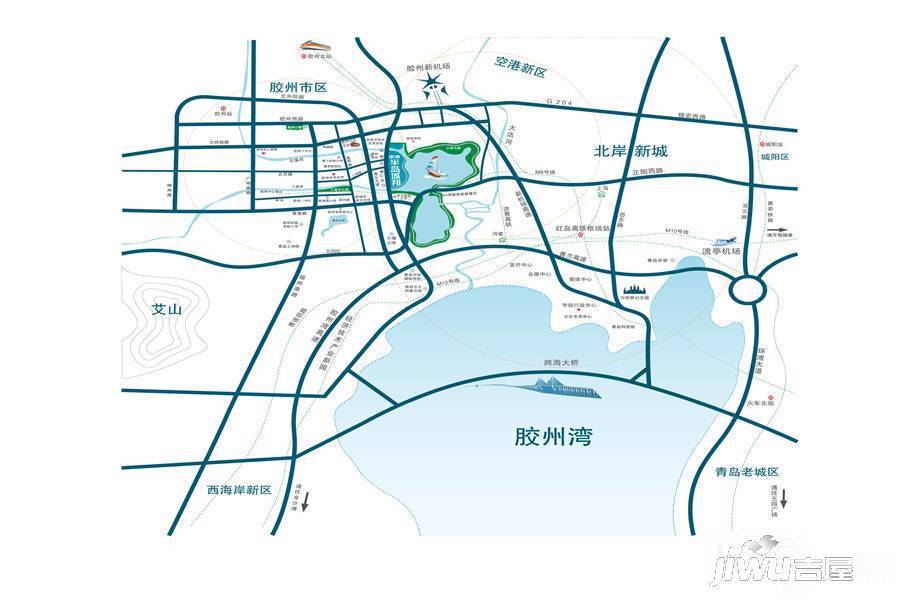 中洲半岛城邦位置交通图