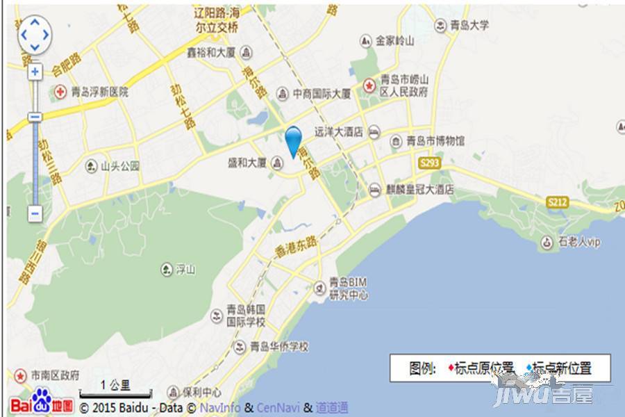 坤唐菲尔克斯(青岛)国际酒店位置交通图图片