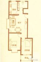 凤海苑2室2厅1卫91.8㎡户型图