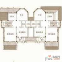 天泰蓝泉别墅4室2厅1卫119.2㎡户型图