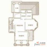 天泰蓝泉别墅3室2厅1卫117.2㎡户型图