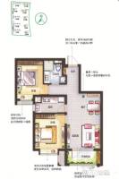 万科生态城三期2室2厅1卫81㎡户型图