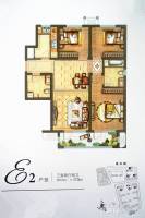 保利中央公园3室2厅2卫113㎡户型图