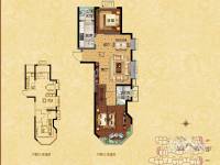 中南世纪城（林樾）2室2厅1卫84㎡户型图