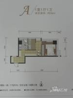 苏宁生活广场1室1厅1卫58㎡户型图