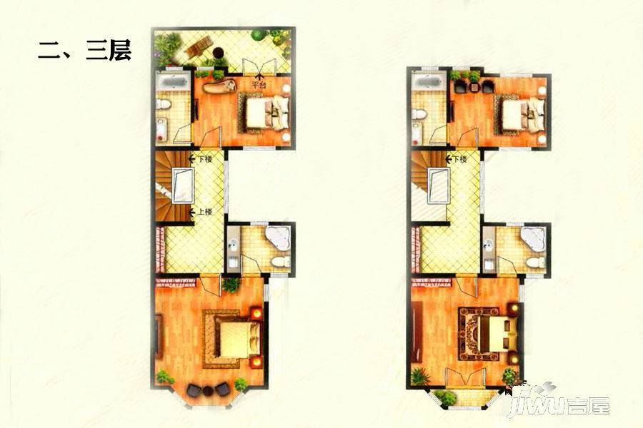 海棠墅4室4厅5卫272.2㎡户型图