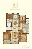 绿城理想之城熙园4室2厅2卫160㎡户型图