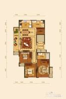 绿城岘山花城4室2厅2卫143㎡户型图