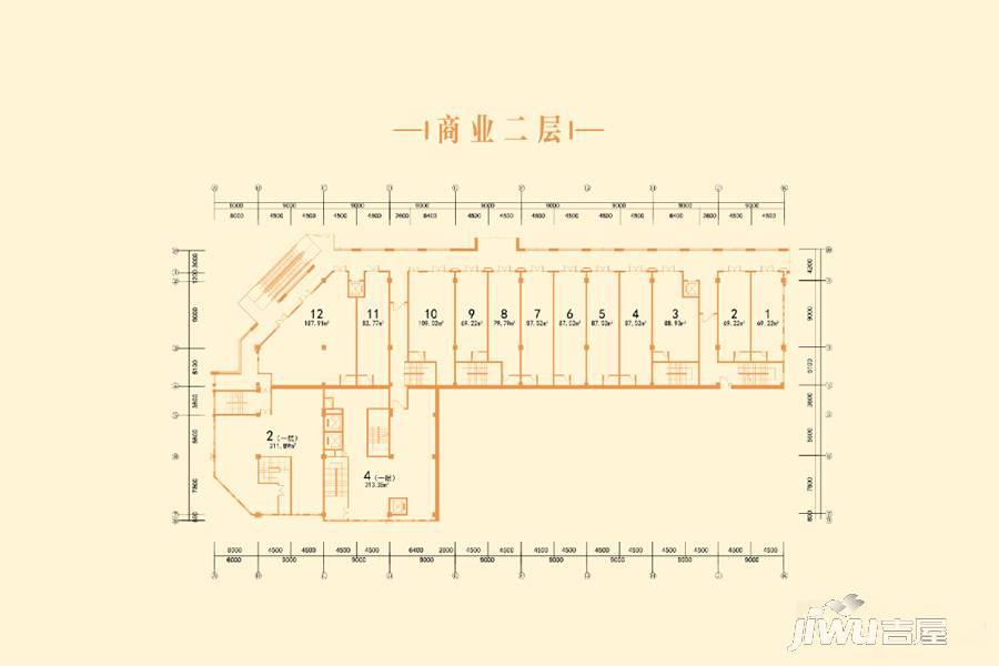 泰豪国际广场14室0厅0卫1731.4㎡户型图