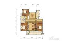 天泰阳光水岸3室2厅2卫132㎡户型图