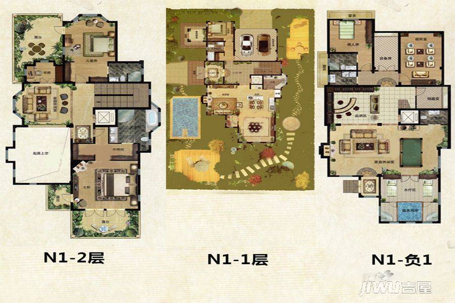 天泰蓝郡6室3厅4卫719.4㎡户型图