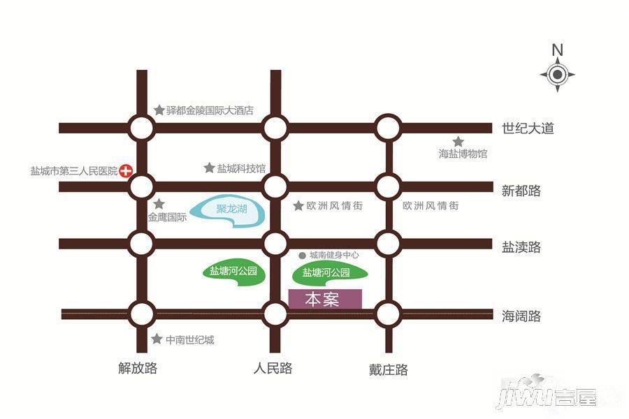 香苑东园位置交通图图片