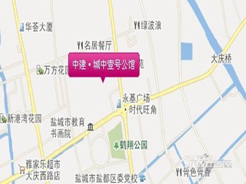 中建·城中壹号公馆位置交通图1