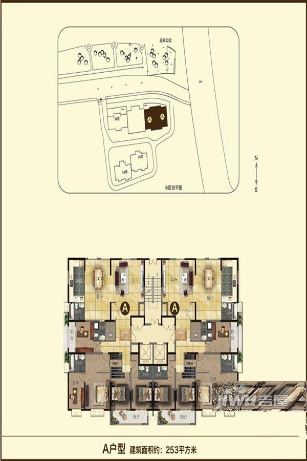 银豪紫缘公寓户型图