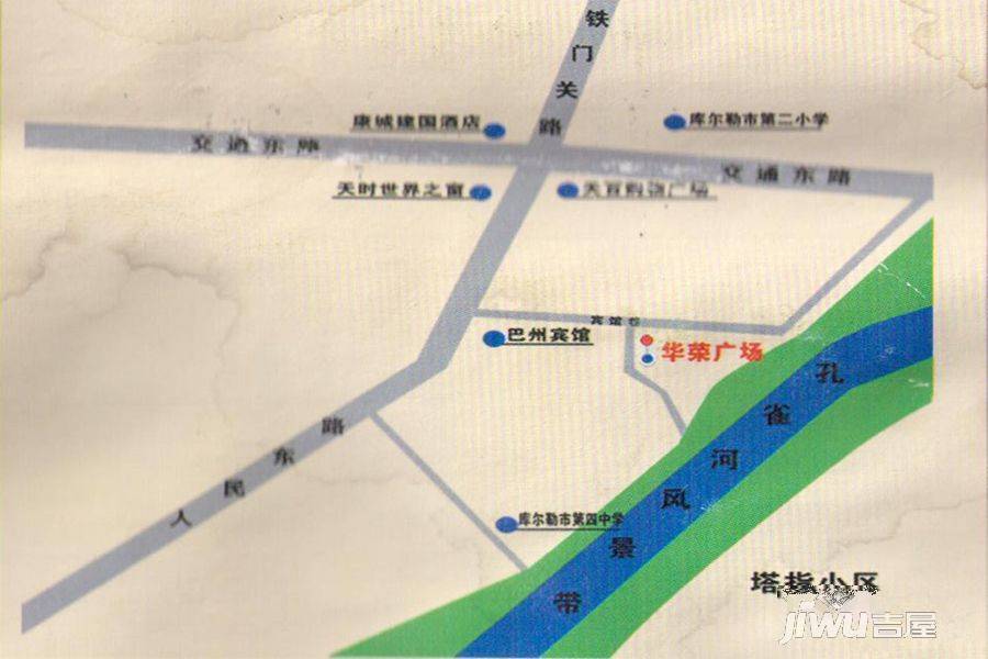华荣广场位置交通图图片